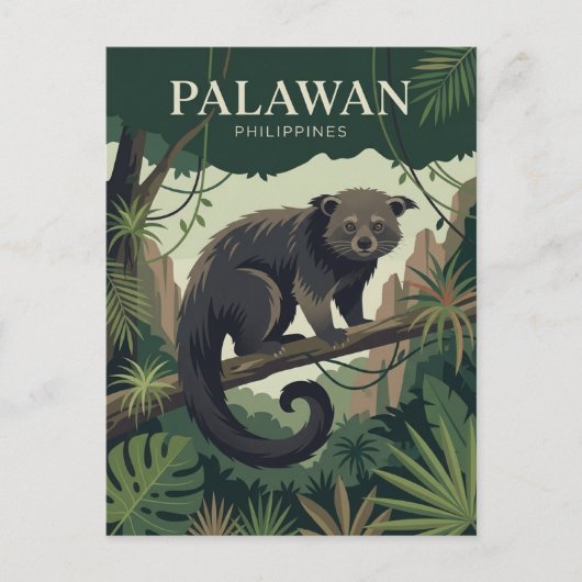 Palawan Philippinen Postkarte (Vorderseite)