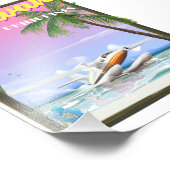 Palawan Philippines Flugplakat Fotodruck (Ecke)