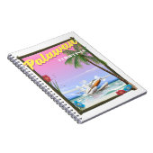 Palawan Philippines Flugplakat Notizblock (Rechte Seite)