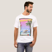 Palawan Philippines Flugplakat T-Shirt (Vorne ganz)