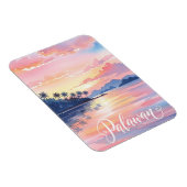Palawan Philippines Watercolor Travel Magnet (Rechte Seite)