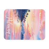 Palawan Philippines Watercolor Travel Magnet (Horizontal)