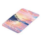 Palawan Philippines Watercolor Travel Magnet (Linke Seite)