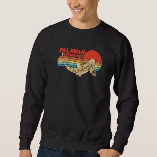 Palawan Philippines Zebra Shark Sweatshirt (Vorderseite)