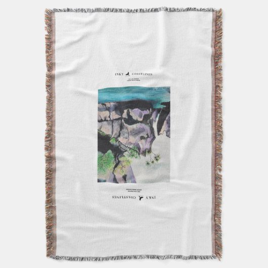 Palawan Throw Blanket Decke (Vorderseite Vertikal)