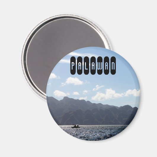 Palawan Travel Magnet (Vorderseite/Rückseite)