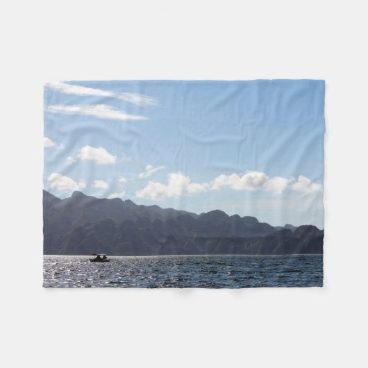 Palawan Trip Fleecedecke (Vorderseite (Horizontal))