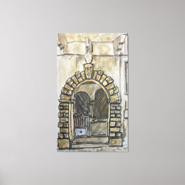 Palazzo Barberi, Montauro, Italy Leinwanddruck