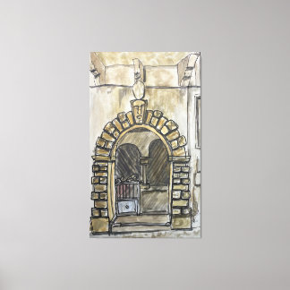 Palazzo Barberi, Montauro, Italy Leinwanddruck