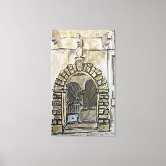 Palazzo Barberi, Montauro, Italy Leinwanddruck (Vorderseite)