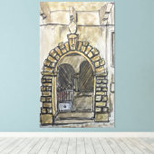 Palazzo Barberi, Montauro, Italy Leinwanddruck (Insitu (Holzboden))