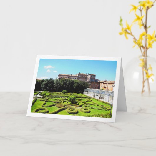 Palazzo Barberini Gardens, Rom, Italien Karte (Gelbe Blume)
