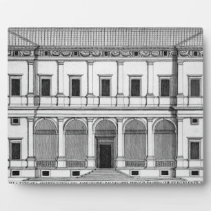 Palazzo Chigi auf der Lungara, Rom von "Palazzi Fotoplatte