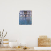 Palazzo Contarini, Venedig, Claude Monet Poster (Küche)