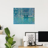 Palazzo da Mula, Venedig - Claude Monet Fine Art Poster (Heimbüro)