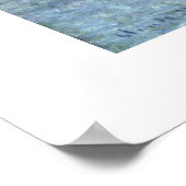 Palazzo Da Mula Venedig von Claude Monet Poster (Ecke)