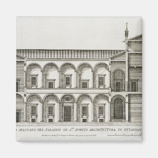 Palazzo di Santo Spirito, vom "Palazzi di Roma", Magnet (Vorne)
