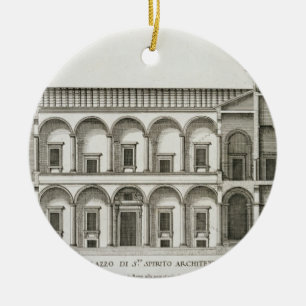Palazzo di Santo Spirito, von "Palazzi Di Rom", Keramikornament