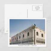 Palazzo Ducale Postkarte (Vorne/Hinten)