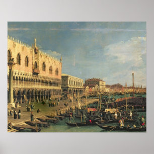 Palazzo Ducale und das Riva degli Schiavoni, Venic Poster