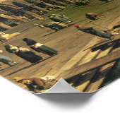 Palazzo Ducale und Riva degli Schiavoni, Venedig Poster (Ecke)