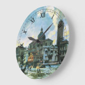 Palazzo Labia, Venedig von John Singer Sargent Große Wanduhr (Winkel)