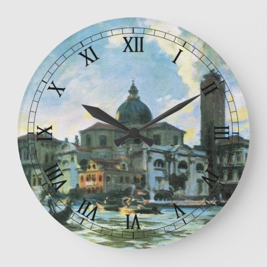 Palazzo Labia, Venedig von John Singer Sargent Große Wanduhr (Vorderseite)