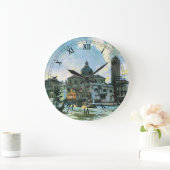 Palazzo Labia, Venedig von John Singer Sargent Große Wanduhr (Zuhause)