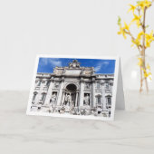 Palazzo Poli und Trevi Brunnen, Rom Karte (Gelbe Blume)