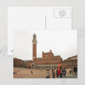 Palazzo Pubblico Postkarte (Vorne/Hinten)