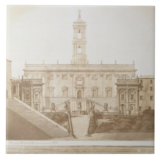 Palazzo Senatorio, die Hauptstadt, Rom, von Fliese (Vorderseite)