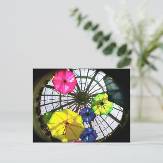 Palazzo Umbrellas Decke - Las Vegas Postkarte (Stehend Vorderseite)