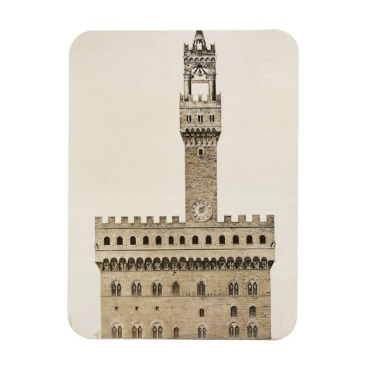 Palazzo Vecchio oder Palazzo della Signoria, Fl Magnet (Vertikal)