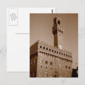 Palazzo Vecchio Postkarte (Vorne/Hinten)