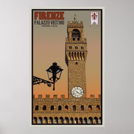 Palazzo Vecchio Tower Poster (Vorne)