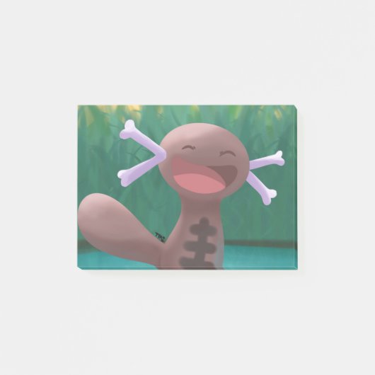 Paldean Wooper Post-it Notes Klebezettel (Vorderseite)