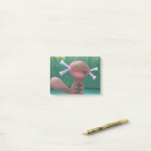 Paldean Wooper Post-it Notes Klebezettel (Auf Schreibtisch)