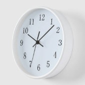 Pale Alice Blue Kitchlock Uhr (Winkel)