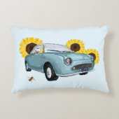 Pale Aqua Figaro accent pillow Dekokissen (Vorderseite)