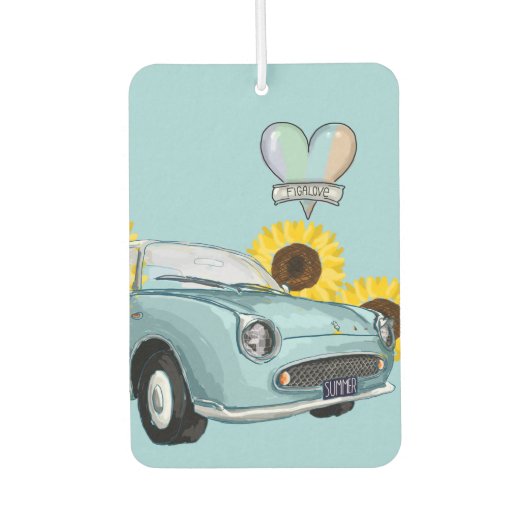 Pale Aqua Figaro air freshener Autolufterfrischer (Vorderseite)
