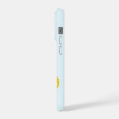 Pale Aqua Figaro phone case - telefoonhoesje iPhone Hülle (Linke Seite)