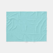 Pale Aqua - Fleece Blanket - HAMbyWhiteGlove (Vorderseite (Horizontal))