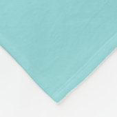 Pale Aqua - Fleece Blanket - HAMbyWhiteGlove (Ecke)