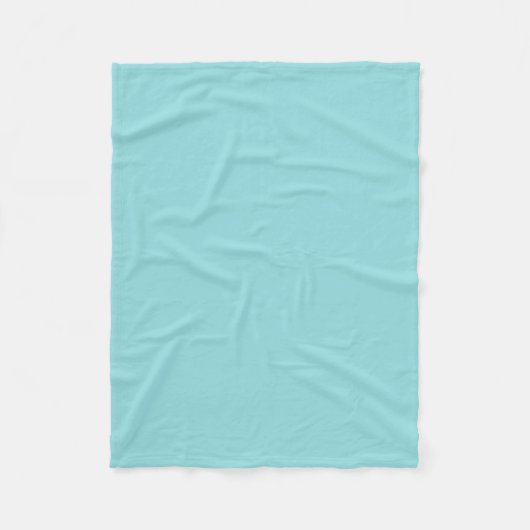 Pale Aqua - Fleece Blanket - HAMbyWhiteGlove (Vorderseite)