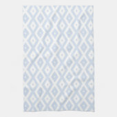Pale blue and white diamond pattern geschirrtuch (Vertikal)