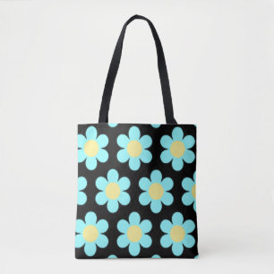 Pale Blue Daisies Tasche