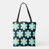 Pale Blue Daisies Tasche (Rückseite)