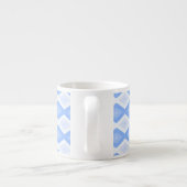 Pale blue diamond pattern espressotasse (Rückseite)