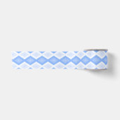 Pale blue diamond pattern satinband (Vorderseite)