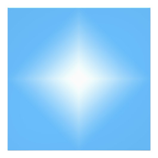 Pale Blue Diamond Shine Fotodruck (Vorne)